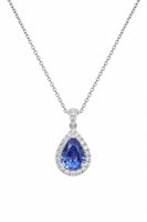 Collier Crivelli Femme in Or blanc Zaffiro 372-292
